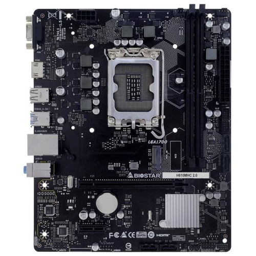 Biostar Placa Base H610MHC 2.0 DDR4 mATX LGA1700-IA20 Biostar Placa Base H610MHC 2.0 DDR4 mATX LGA1700
